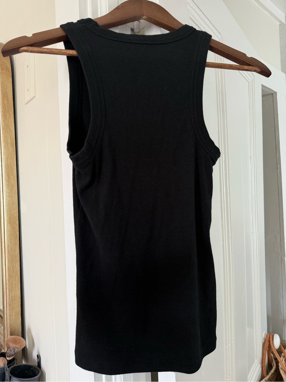 Banana Republic Black Ribbed Tank Top - Picture 3 of 3